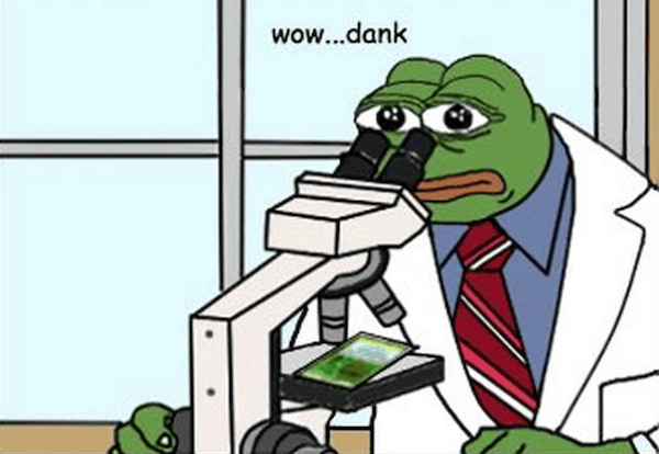 Moody Pepe analyst with microscope